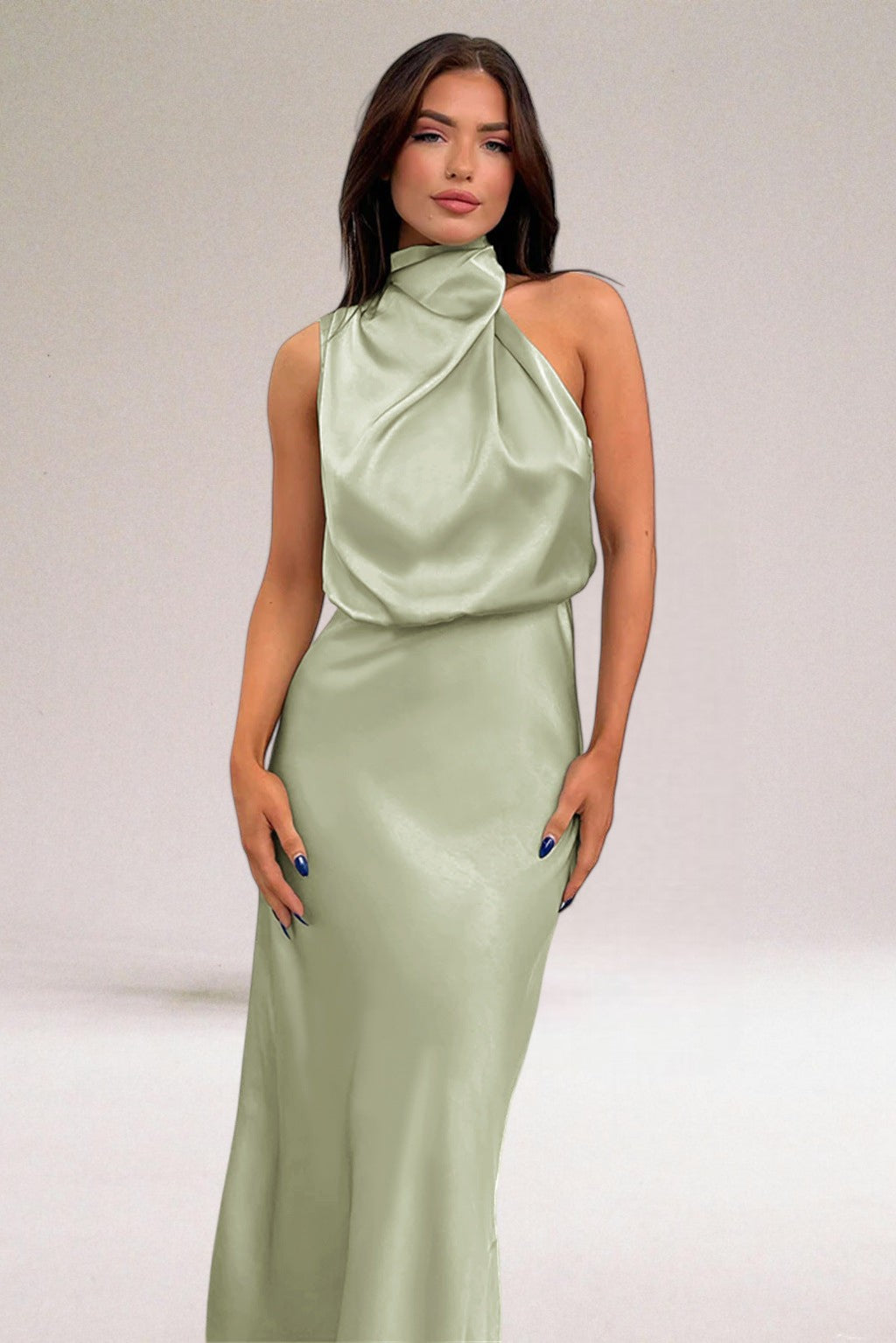 Evelyn | Glamorous satin dress