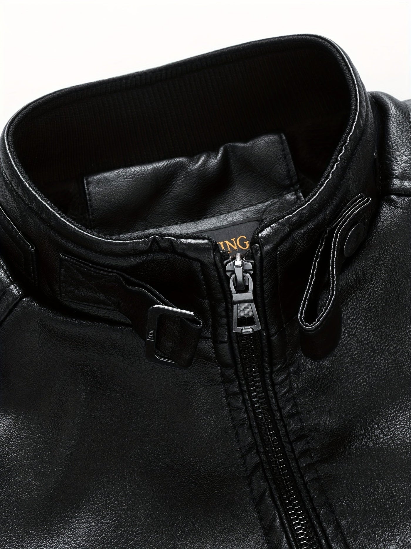John | Stylish Leather Jacket with Zipper Pockets