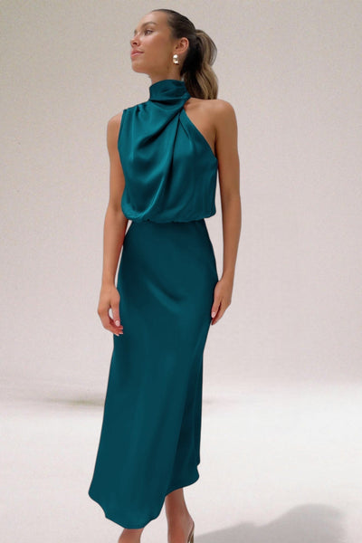 Evelyn | Glamorous satin dress