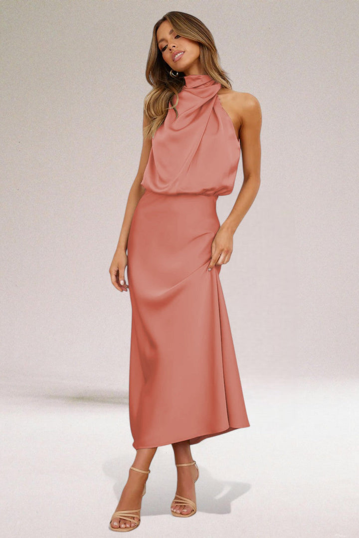 Evelyn | Glamorous satin dress