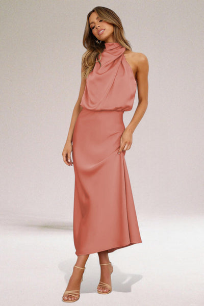 Evelyn | Glamorous satin dress