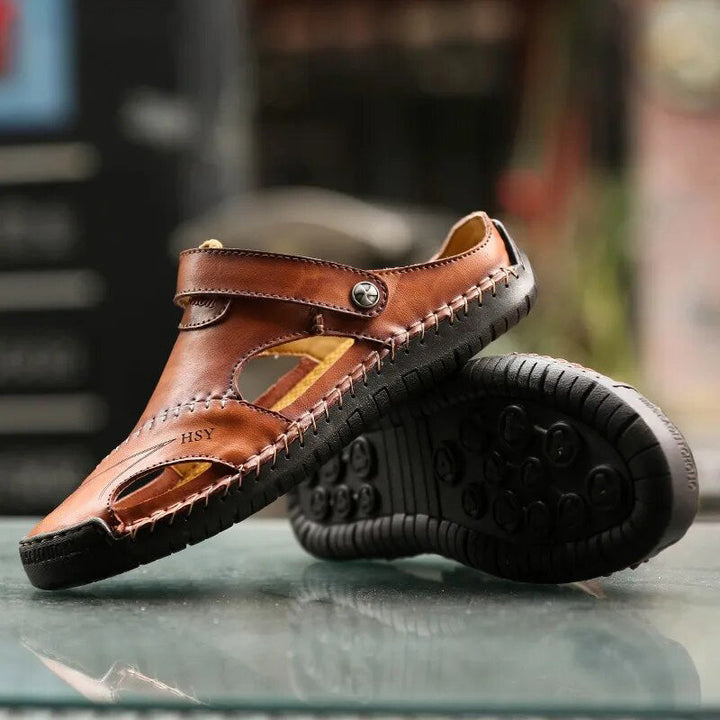 Thomas | Robust and classic leather sandals