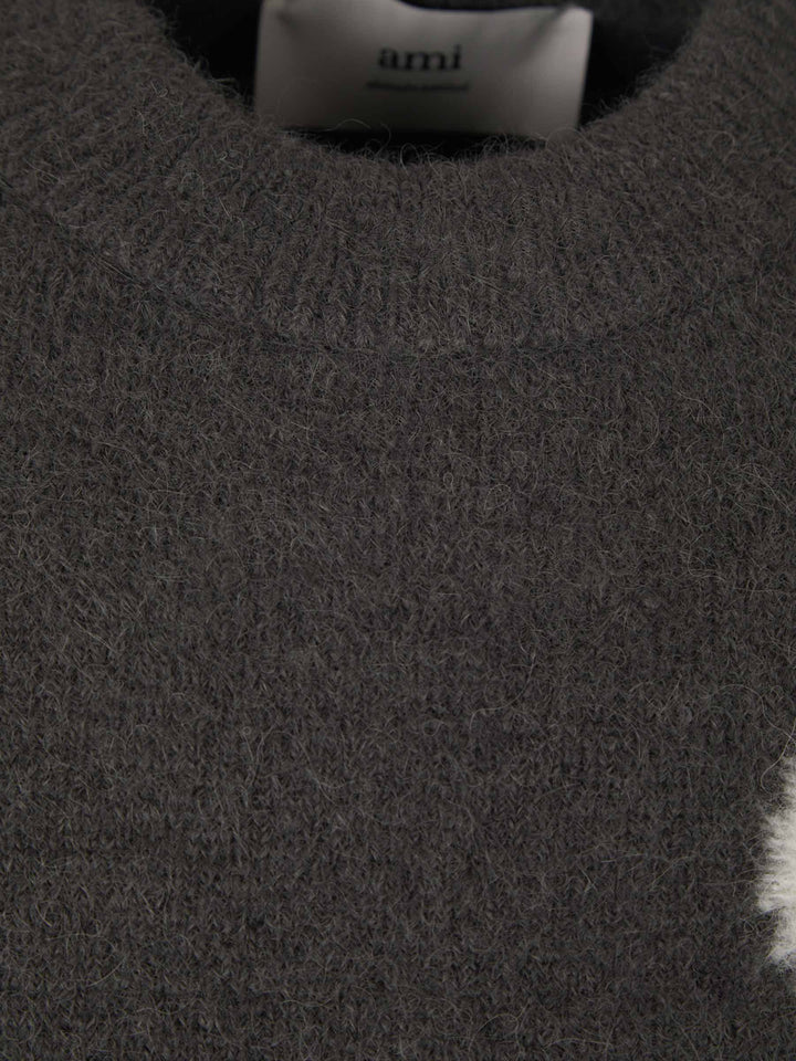 Ami | Sweater with heart print