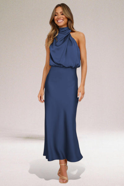 Evelyn | Glamorous satin dress