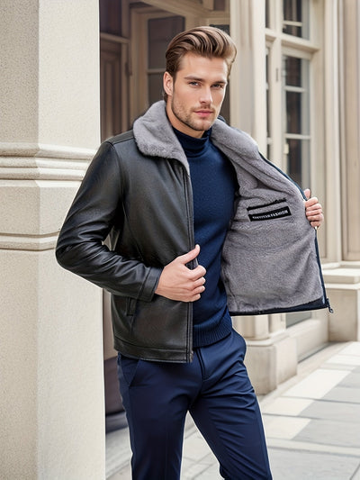 Raymond | Comfortable Warm Leather Jacket