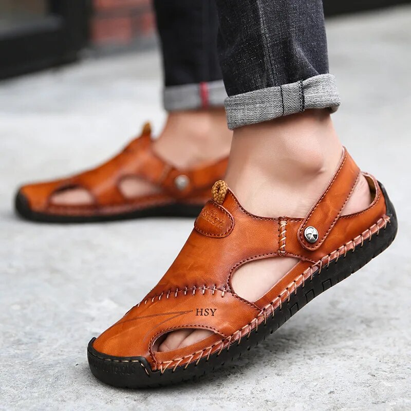 Thomas | Robust and classic leather sandals