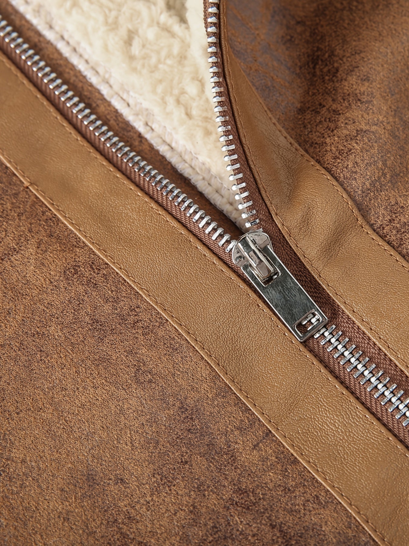 James | Leather jacket with stand-up collar