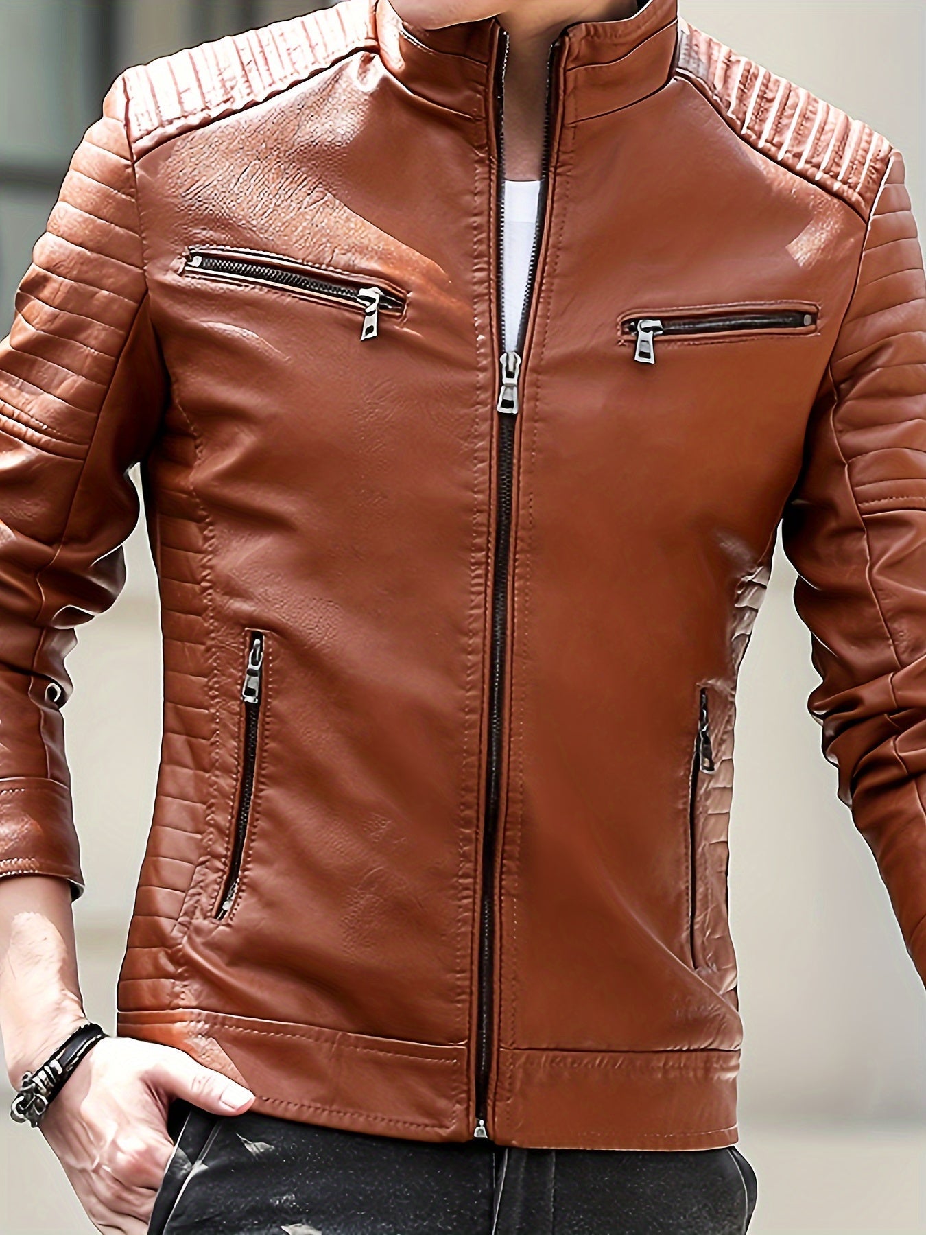 Melvin | Elegant Leather jacket