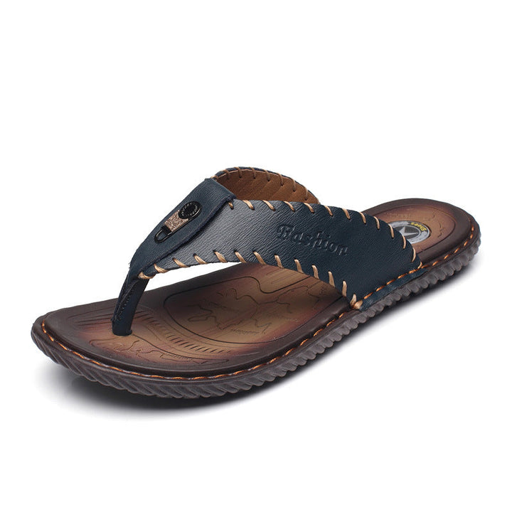 Joellen | Leather flip flops Sandals