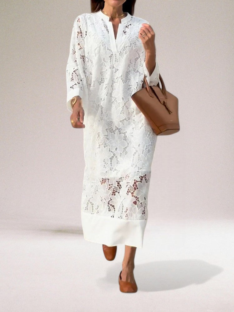 Caroline | Luxurious long lace dress