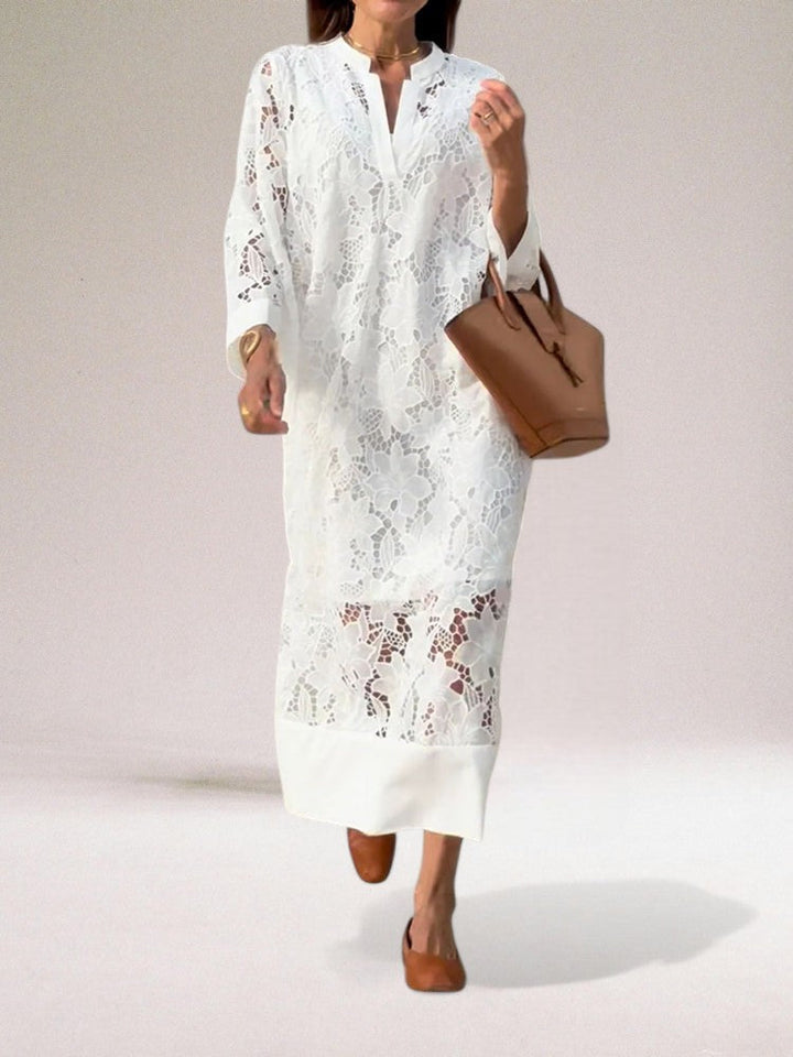 Caroline | Luxurious long lace dress