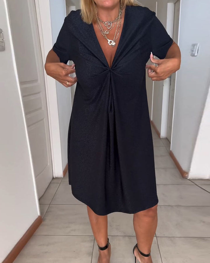 Nora | Stylish dress with deep neckline