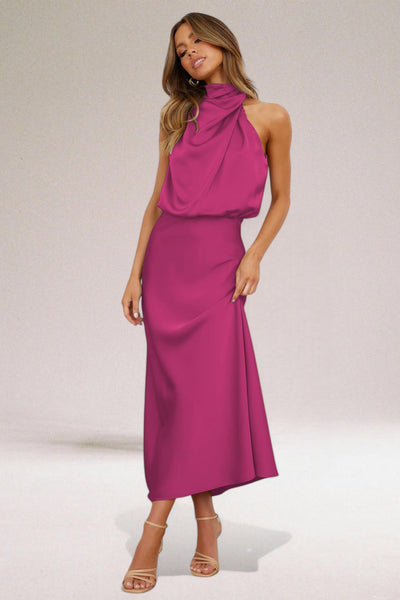 Evelyn | Glamorous satin dress