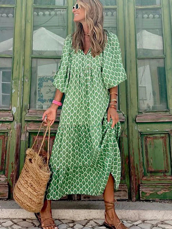 Maria | Stylish Dress with Puff Sleeves
