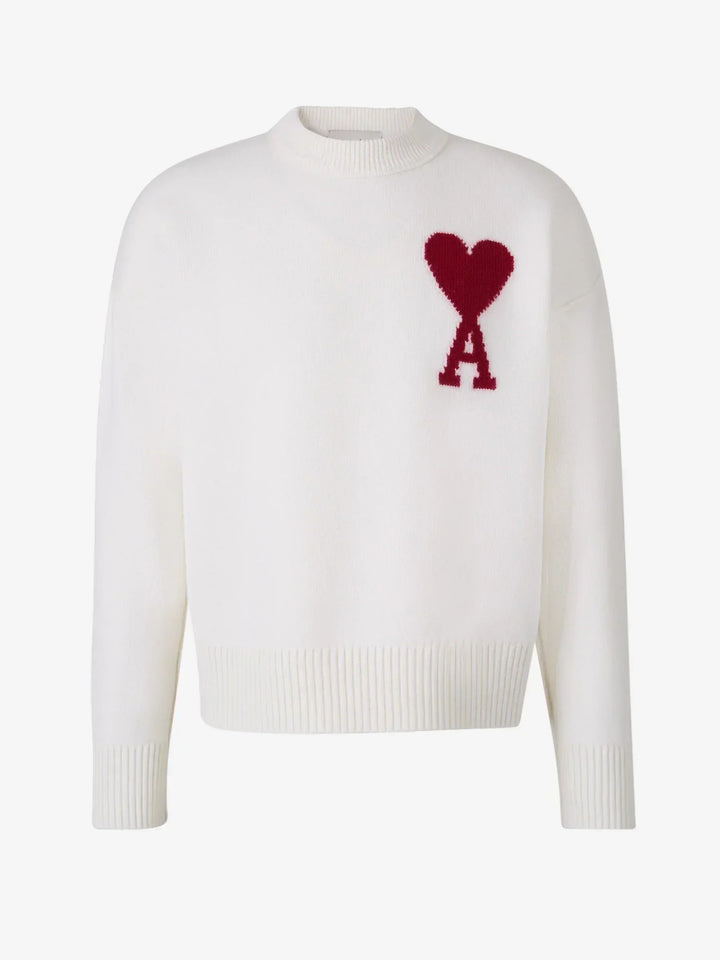 Ami | Sweater with heart print