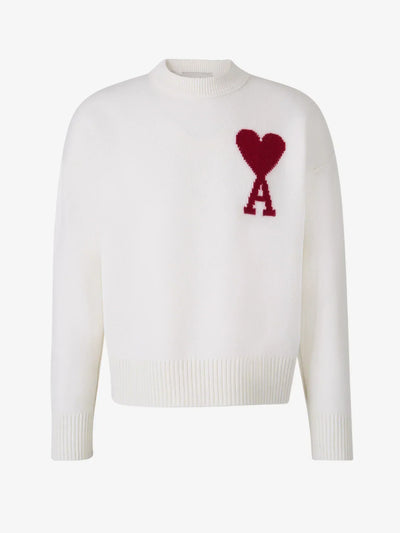 Ami | Sweater with heart print