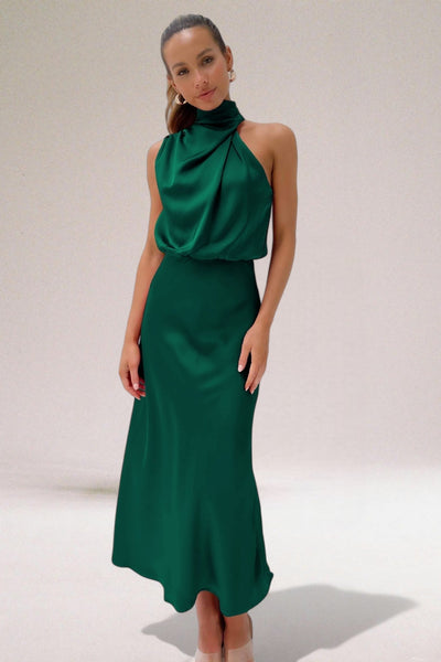 Evelyn | Glamorous satin dress
