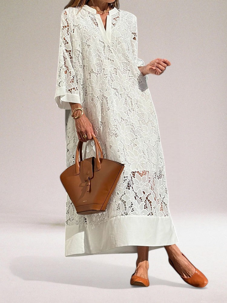 Caroline | Luxurious long lace dress