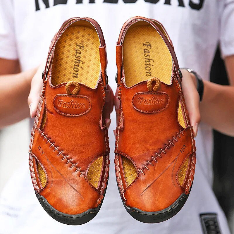 Thomas | Robust and classic leather sandals
