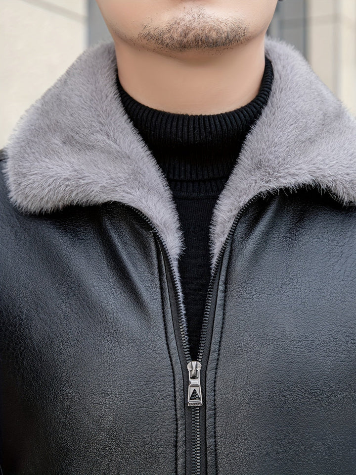 Raymond | Comfortable Warm Leather Jacket