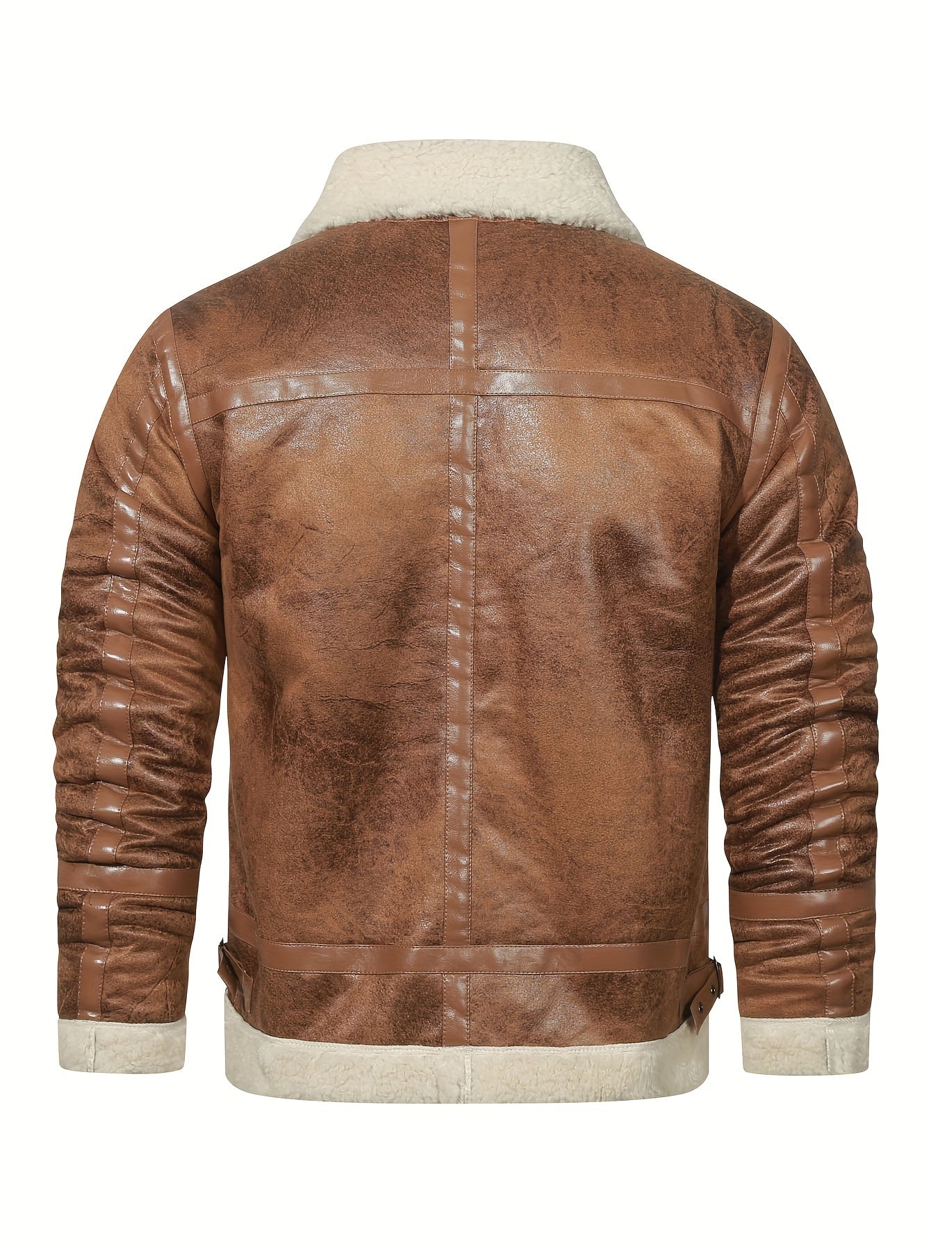 James | Leather jacket with stand-up collar
