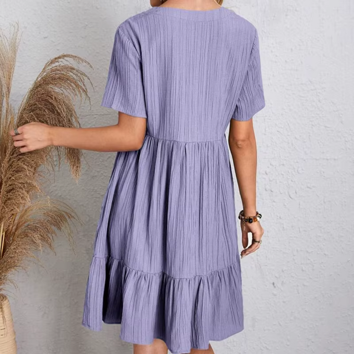 Abigail | Flowing & flattering pleated dress
