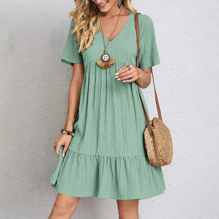 Abigail | Flowing & flattering pleated dress