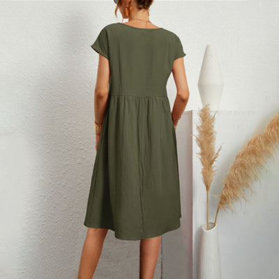 Isabella | Comfortable Short Sleeve Dress