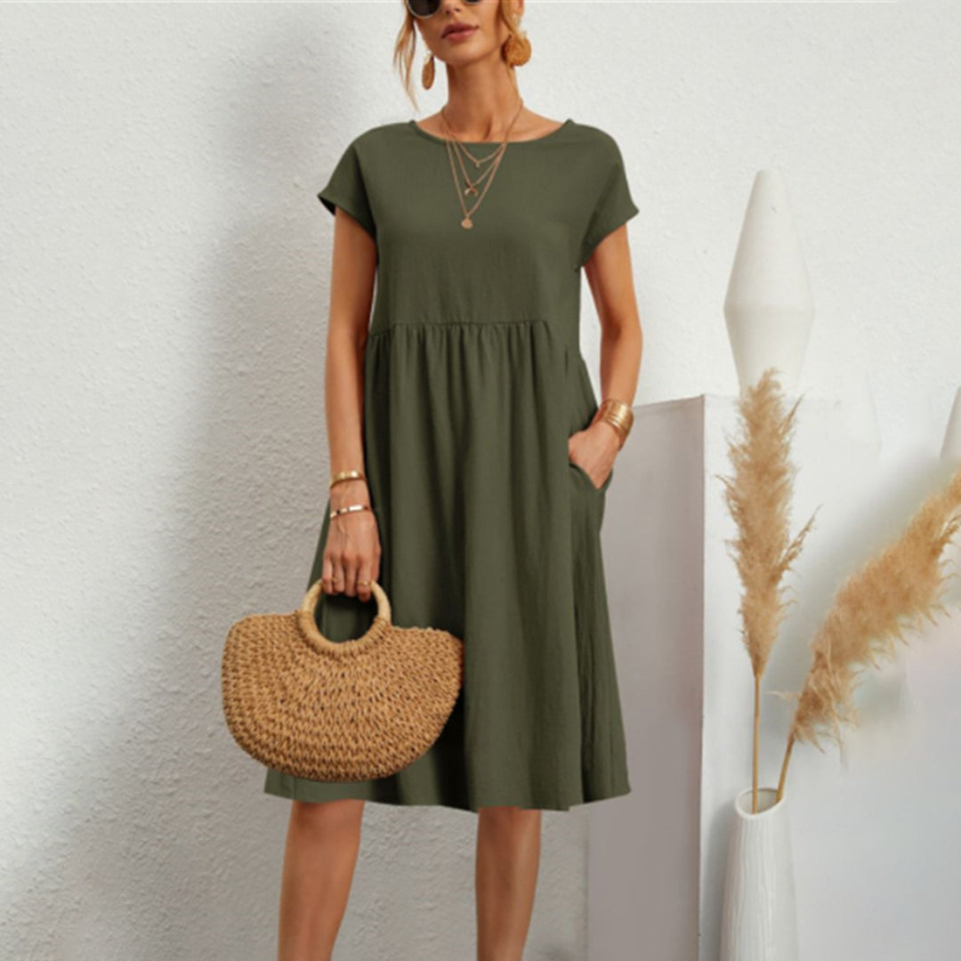Isabella | Comfortable Short Sleeve Dress