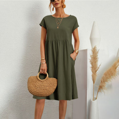 Isabella | Comfortable Short Sleeve Dress