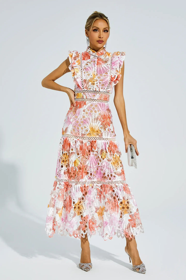Paula | Hollow out midi dress