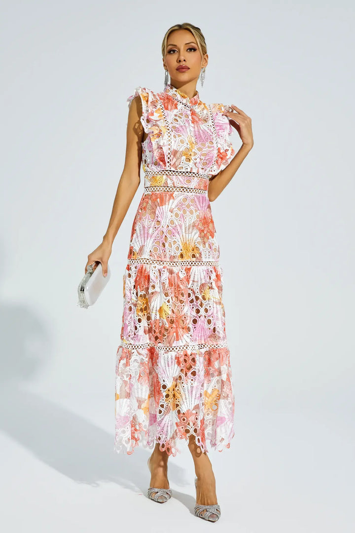 Paula | Hollow out midi dress