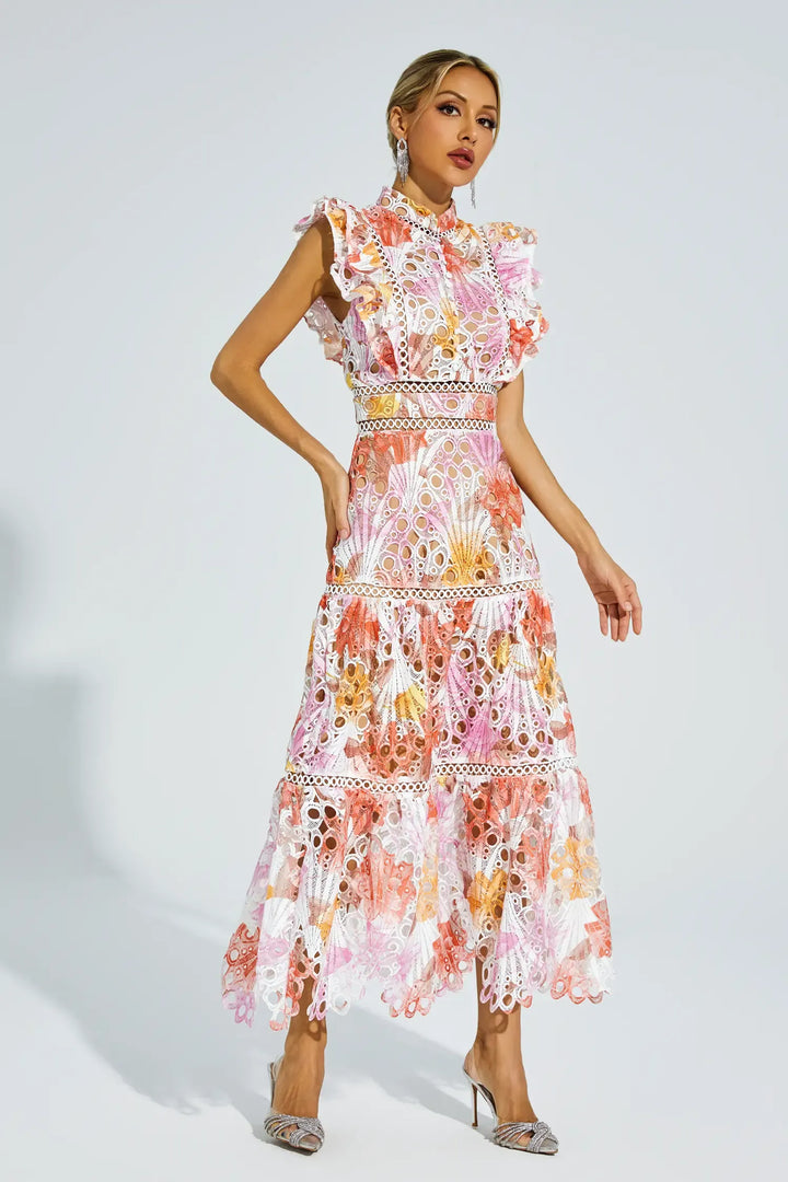 Paula | Hollow out midi dress