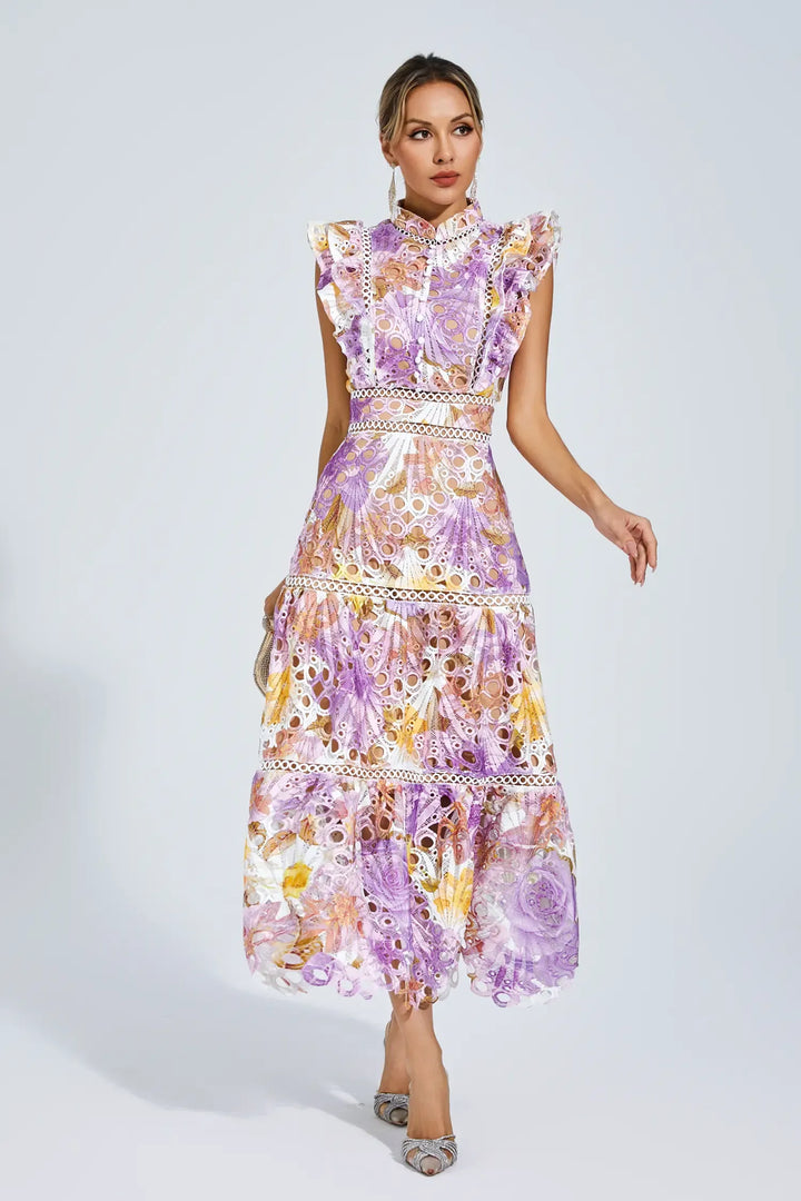 Paula | Hollow out midi dress