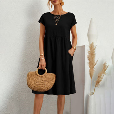 Isabella | Comfortable Short Sleeve Dress