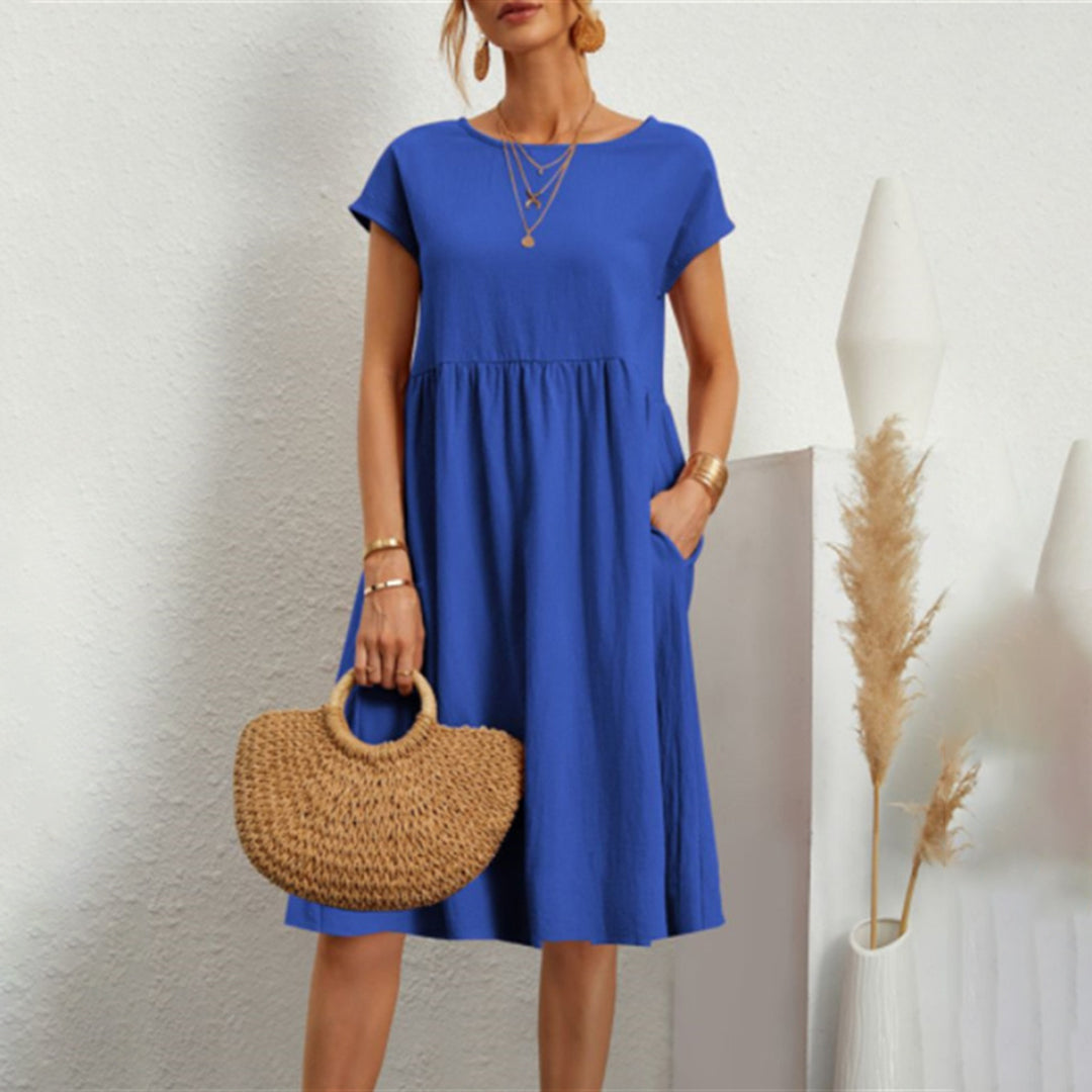 Isabella | Comfortable Short Sleeve Dress