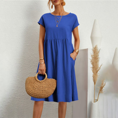 Isabella | Comfortable Short Sleeve Dress