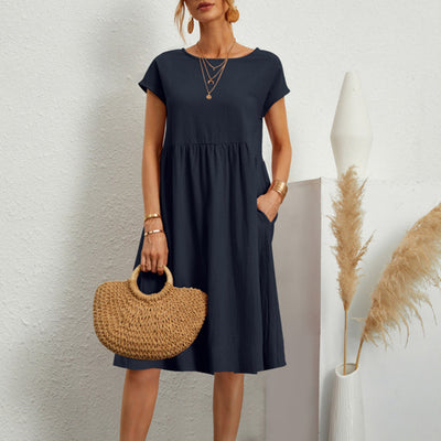 Isabella | Comfortable Short Sleeve Dress