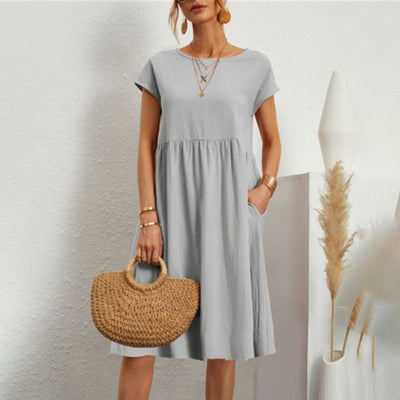 Isabella | Comfortable Short Sleeve Dress