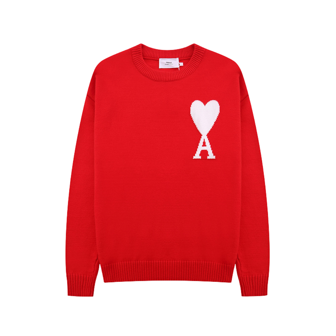 Ami | Sweater with heart print