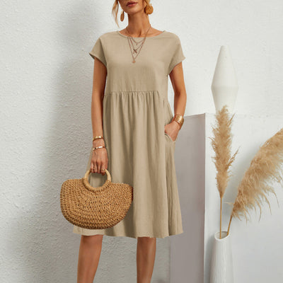 Isabella | Comfortable Short Sleeve Dress