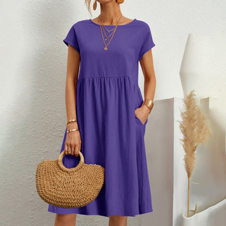 Isabella | Comfortable Short Sleeve Dress