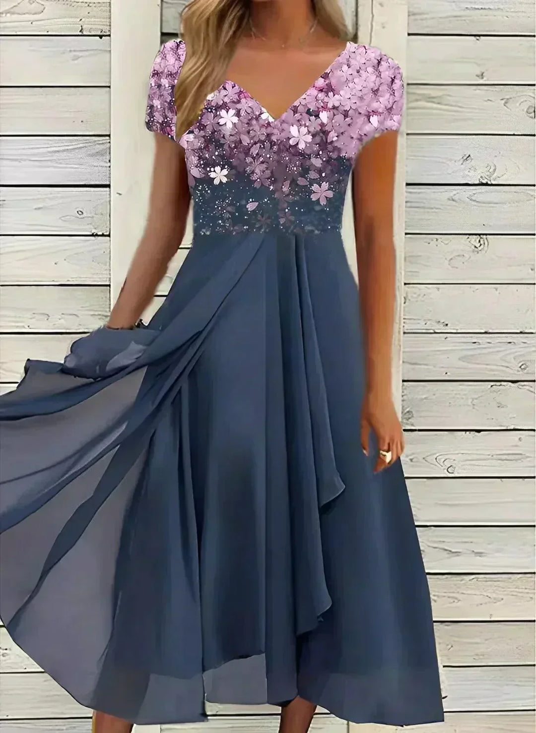 Gerda | Elegant Chiffon Dress