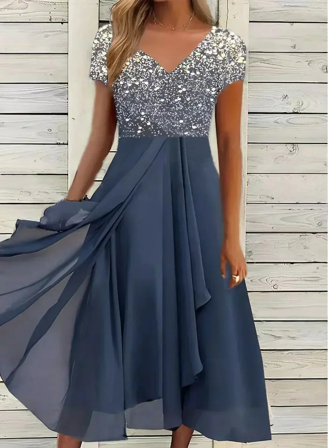 Gerda | Elegant Chiffon Dress