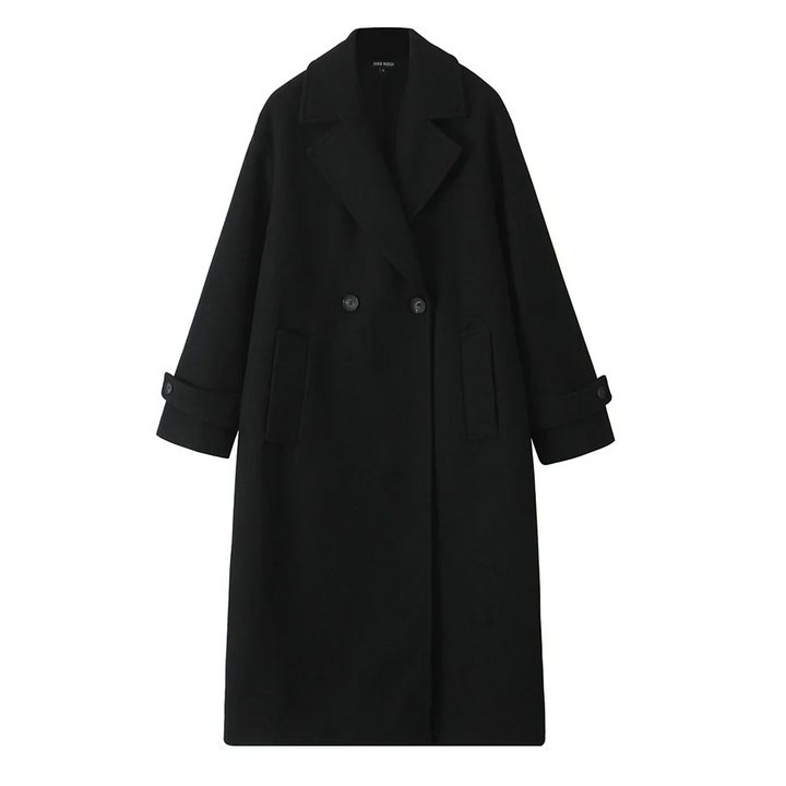 Women's Wear High End Casual Soft Loose Collar Long Sleeve Coat