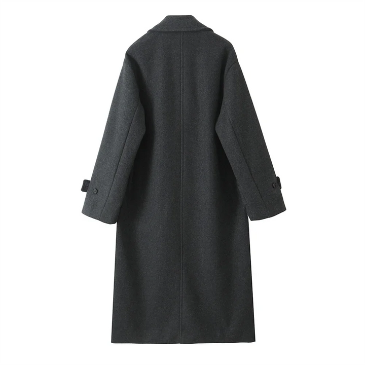 Women's Wear High End Casual Soft Loose Collar Long Sleeve Coat