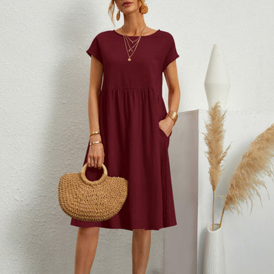 Isabella | Comfortable Short Sleeve Dress