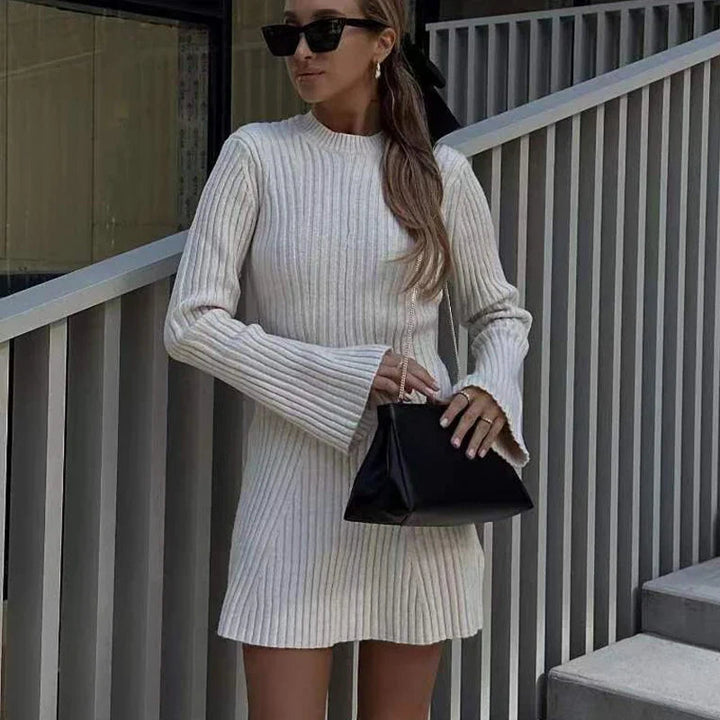 Medina | High Neckline Mini Dress
