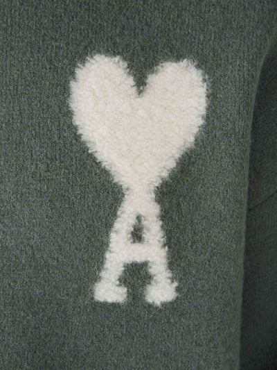 Ami | Sweater with heart print