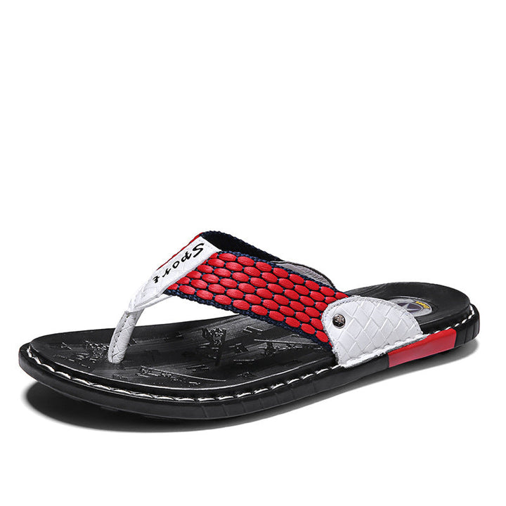 Joellen | Leather flip flops Sandals